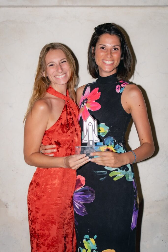 Francesca Ferralasco e Giorgia Andrea Refolo ritirano il premio Myllennium Award 2026